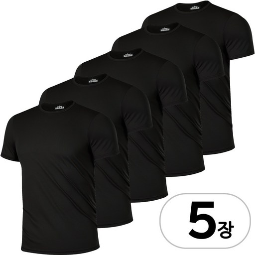 5장 모던프로 스포츠 기능성 드라이 라운드 반팔 티셔츠