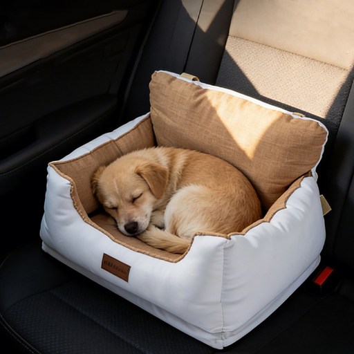유미코 차량용 강아지 카시트 휴대용 애견 집 반려견 자동차시트