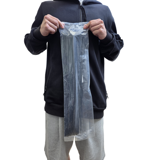 Art Boy 대형 초강력 케이블 타이 길이 500mm 100개입 화이트 ,블랙 1개