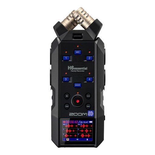 ZOOM 줌 32bit 플로트 6 트랙 사양 핸디 레코더 H6essential 2024년 발매 H6e
