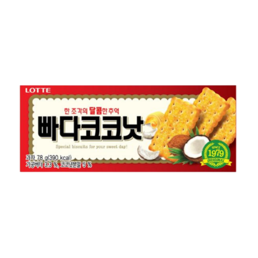 롯데웰푸드 빠다코코낫 오리지날, 300g, 6개