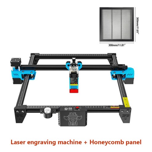 3d 프린터 두 나무 금속 레이저 조각 기계 tts55 450±5nm 푸른 빛 cnc