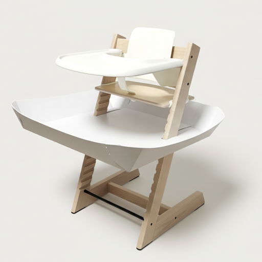 스낵펜스 하이체어 푸드캐처 탈부착 이유식흘림방지 음식물 받침 트립트랩 호환