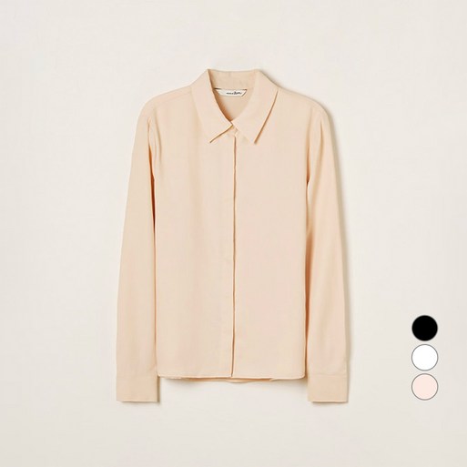 로엠 여성용 베이직 셔츠형 블라우스