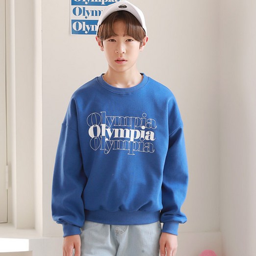 나나주니 라운드넥 올림피아 맨투맨