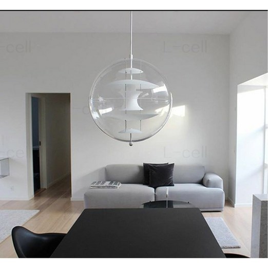 베르판식탁등 베르판글로브 펜던트 램프 화이트 조명 덴 플래닛 WHITE GLASS