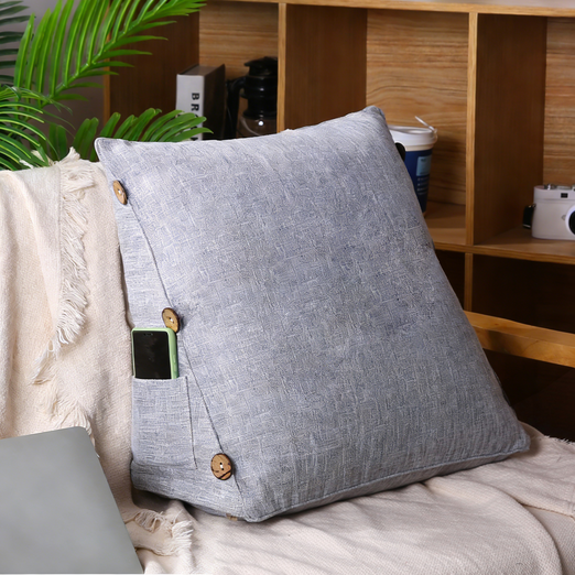 미야 삼각 등받이 쿠션