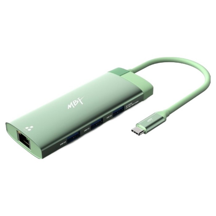 엠비에프 USB C타입 포터블형 6in1 멀티허브 MBFCH6IN1