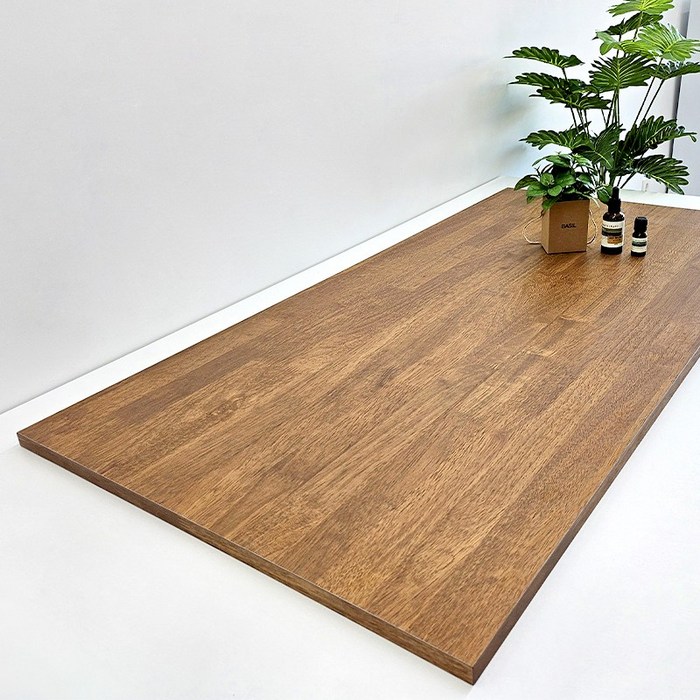 국내제조 E0 친환경소재 사월의가구 나무 우드 상판 식탁 테이블 책상 합판 18T 상판