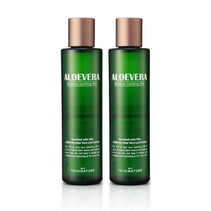 프럼네이처 알로에베라 98 모이스처 수딩 스킨 150ml, 2개, 150ml