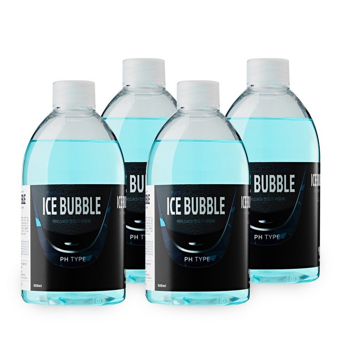 아이스버블 브라운 면도기세정액 리필 파나소닉 필립스 호환, 필립스 호환PH타입 500ml x 4개 본품만