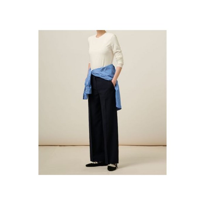 빈폴 BEANPOLE LADIES 롱 스트레이트 팬츠 네이비 BF5221C01R 250251