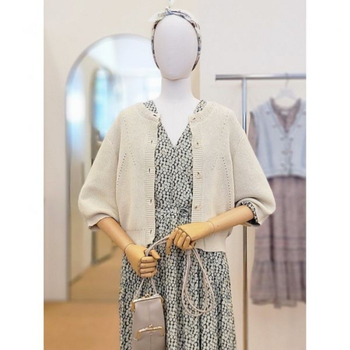 써스데이아일랜드 하찌 볼륨소매 가디건 T244MCD234관리7113589