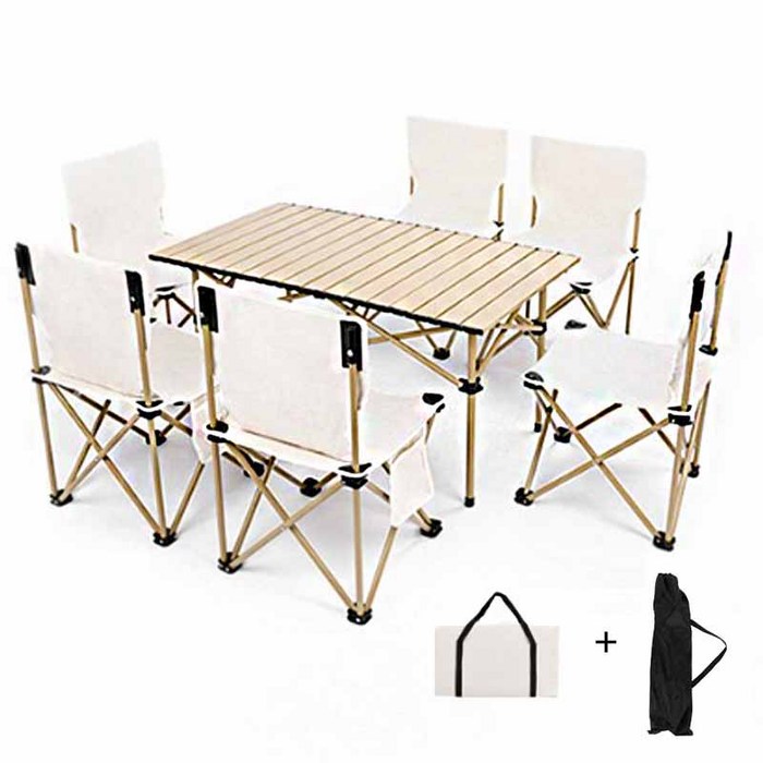 세계일주 접이식 캠핑 테이블과 의자 세트 휴대용 캠핑 의자 캠핑 테이블