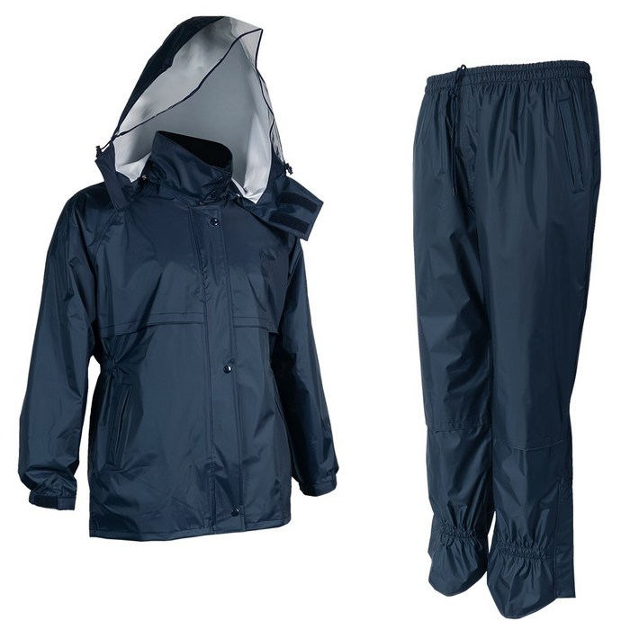 고급 골프 캐디 우의 G78 상하우비 비옷 국내자체제작 남여공용 레저 레인웨어, 네이비