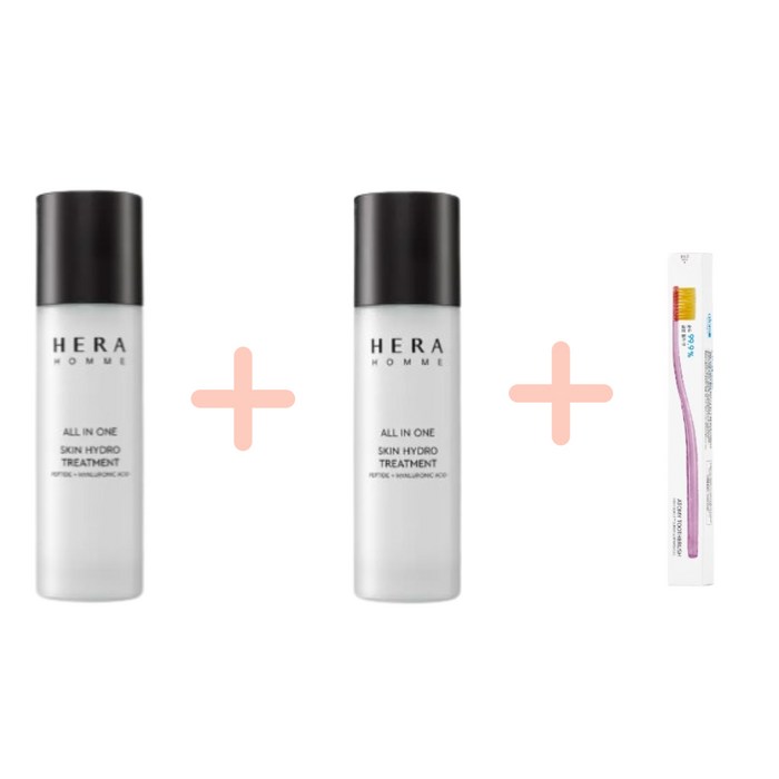 헤라 옴므 올인원 1+1 150ml+150ml 남성 올인원 구매시 애터미 칫솔 1개 증정