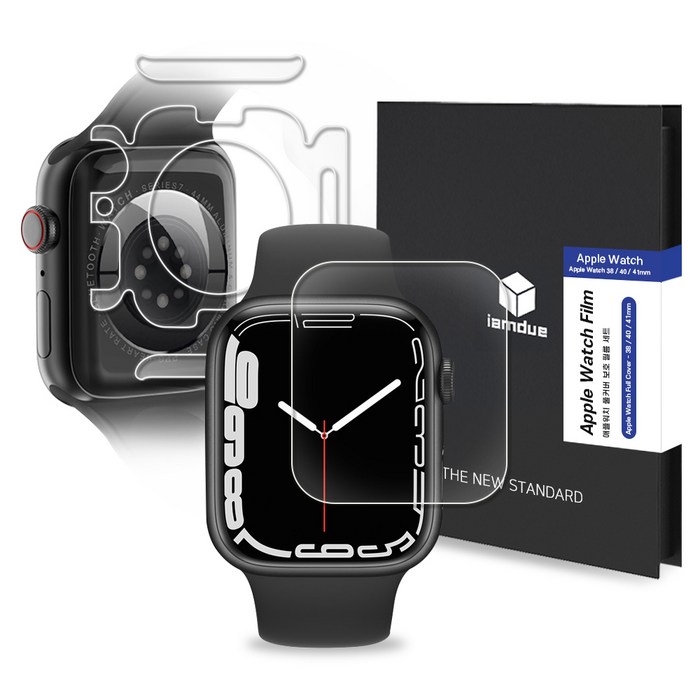 아이엠듀 애플워치 액정보호필름 전면측면후면 2매