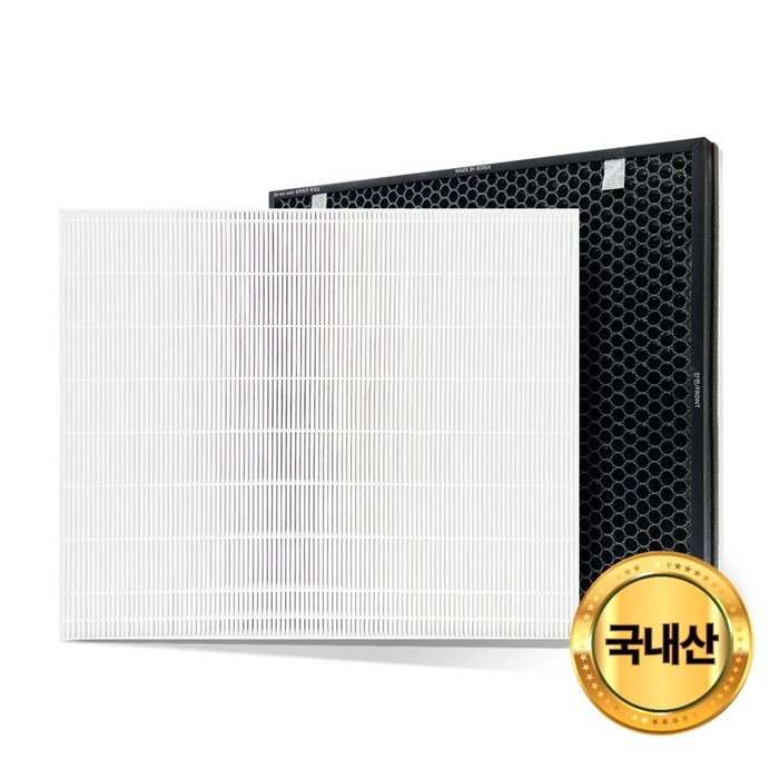 삼성 CFXF100D 공기청정기 벽걸이형 필터 국산 블루스카이 4000 AX100N4020WWD, 1개