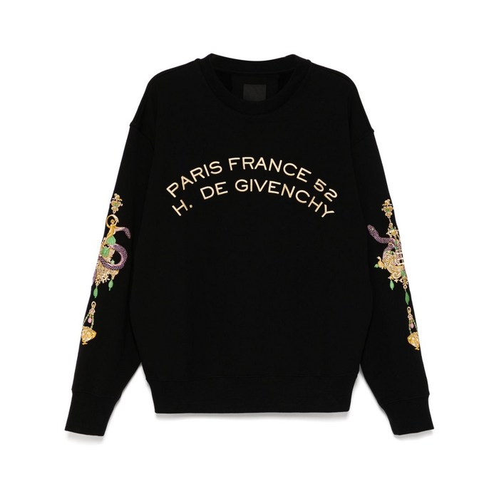 지방시 로고 자수 스웨트셔츠