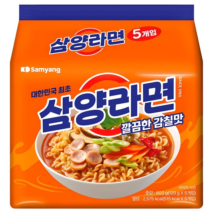 삼양라면 120g 5개입 봉지라면 멀티팩