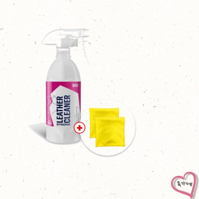 국내정품기온쿼츠 Q2M 레더클리너 스트롱 500ml타월 2장매장