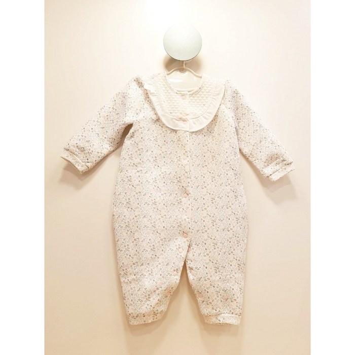 압소바 민티 우주: 여아 신생아 겨울용 우주복; 꽃무늬에요; 두껍고 땀이 안차는 원단이에요;
