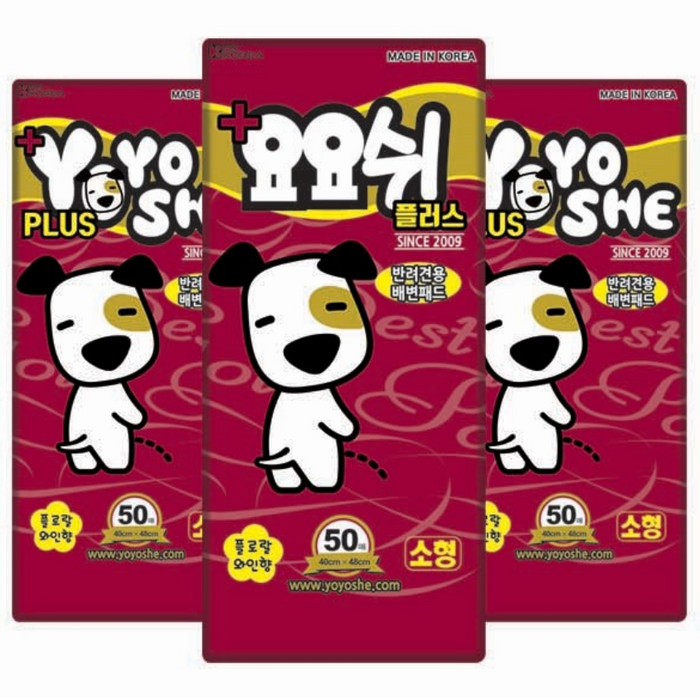 요요쉬 플러스 배변패드 플로랄와인향