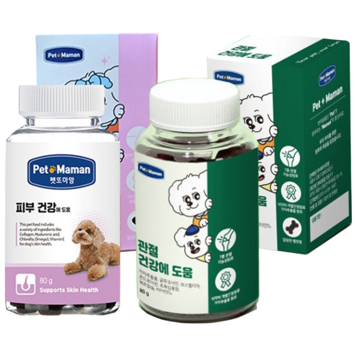 펫또마망 강아지 피부영양제 오메가3 면역력 관절 영양제 슬개골 강화 노견 노령견