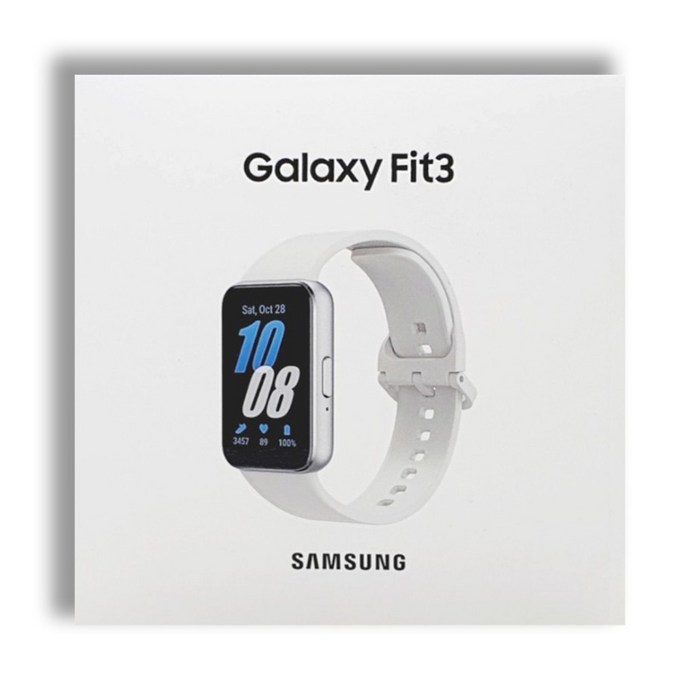 삼성 갤럭시핏3 R390 실버 블루투스 스마트워치 관세포함, 실버, 4cm, 블루투스
