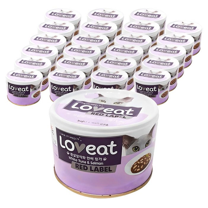 사조러브잇 고양이 레드라벨 간식캔