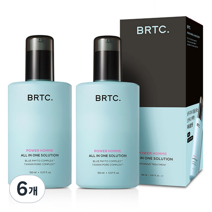 비알티씨 파워 옴므 솔루션 올인원, 150ml, 6개
