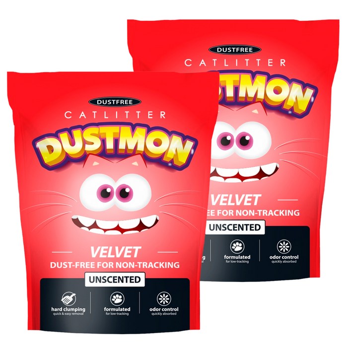 더스트몬 벤토나이트 벨벳 고양이모래