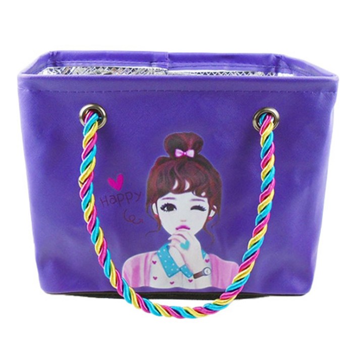 버블리데이 러블리걸 물빠지는 목욕가방 퍼플