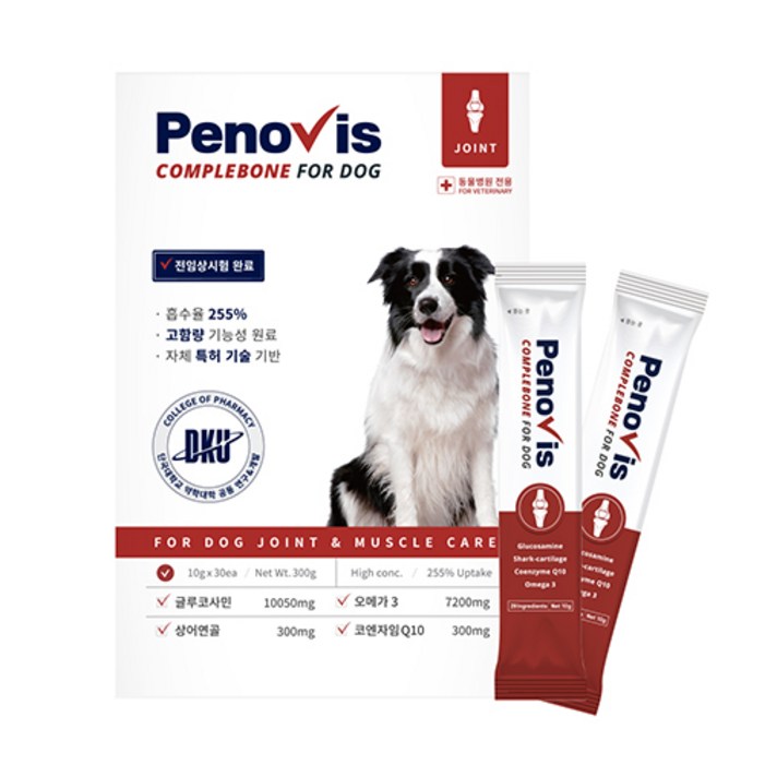 페노비스 강아지 관절 영양제, 하루한포 슬개골 도움 글루코사민 30포, 관절케어, 1개, 뼈관절강화