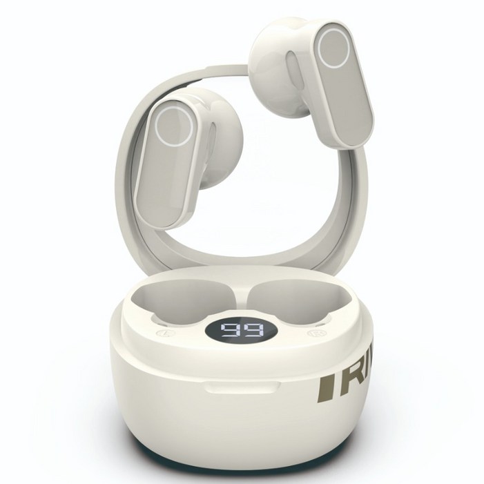 아이리버 미니 블루투스 무선 이어폰, IHBTTP30, 아이보리
