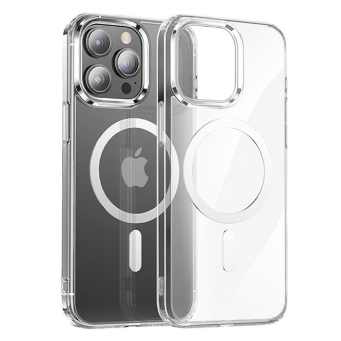 케이스틱 맥세이프 젤하드 고투명 변색없는 휴대폰 케이스 2p