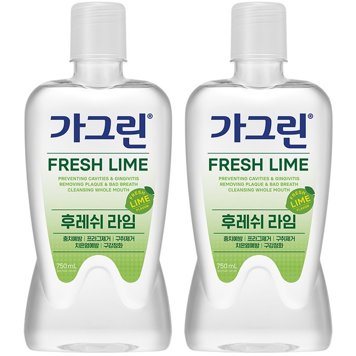 가그린 후레쉬 라임 구강청결제 가그린 후레쉬 라임 구강청결제