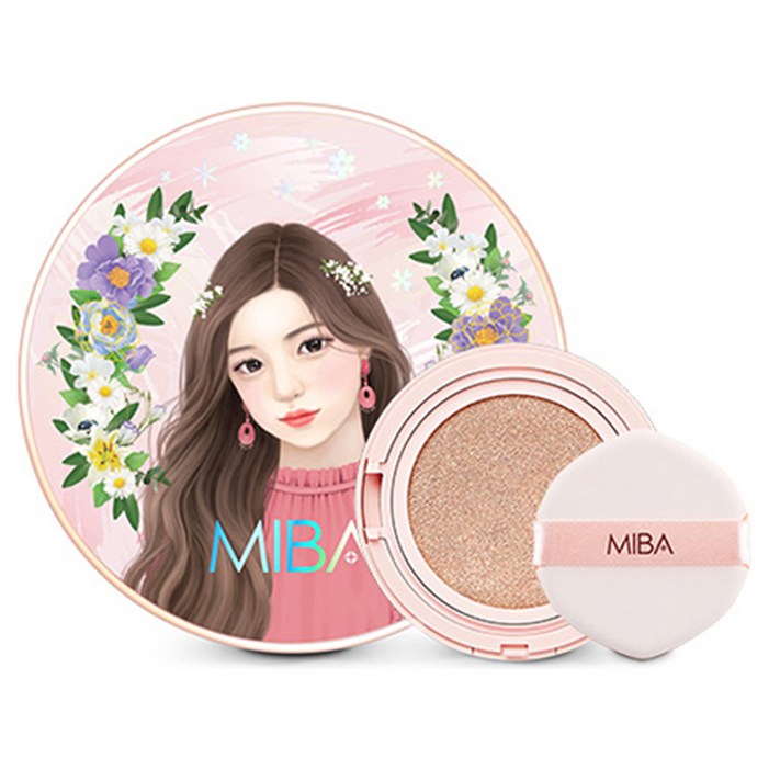 미바 이온칼슘 파운데이션 더블 쿠션 파운데이션 알엑스 본품 25g + 리필 25g