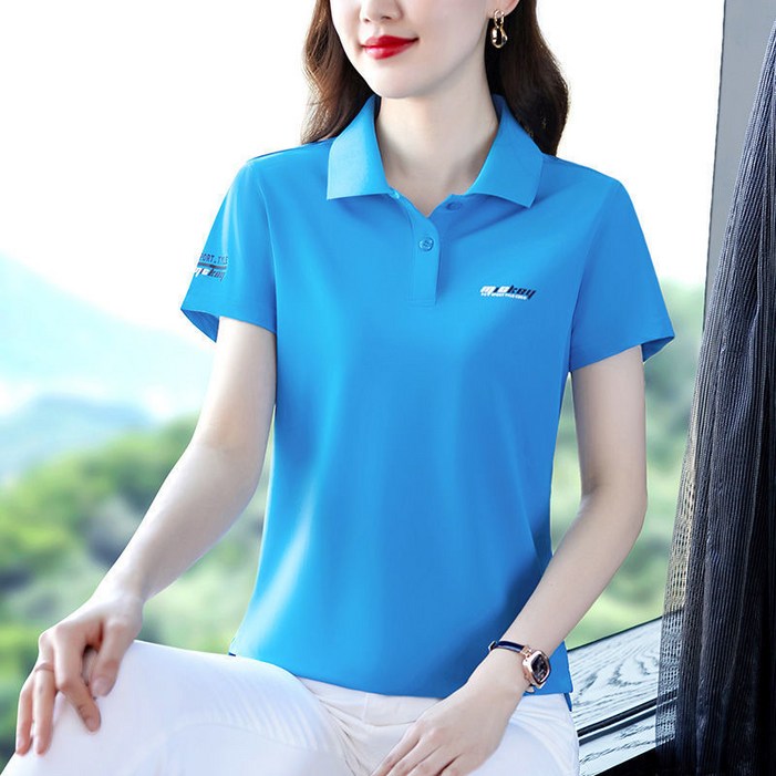 마더브띠 여성용 카라넥 반팔 무지 티셔츠 마더브띠 여성용 카라넥 반팔 무지 티셔츠