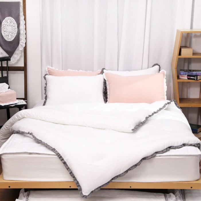 류금숙 모던호텔 블라썸 실키케어 차렵이불 침구세트