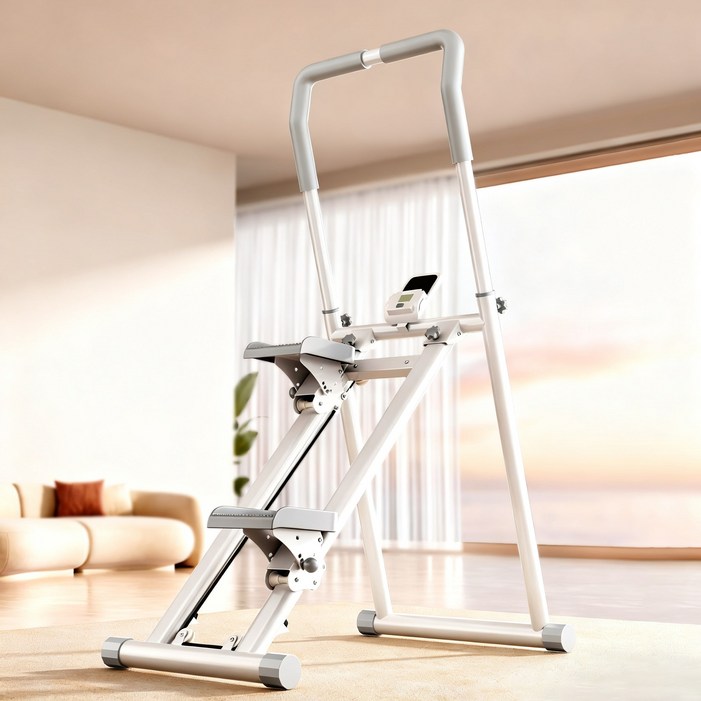 Activa 천국의계단 실내운동기구 가정용 스텝퍼, 흰색
