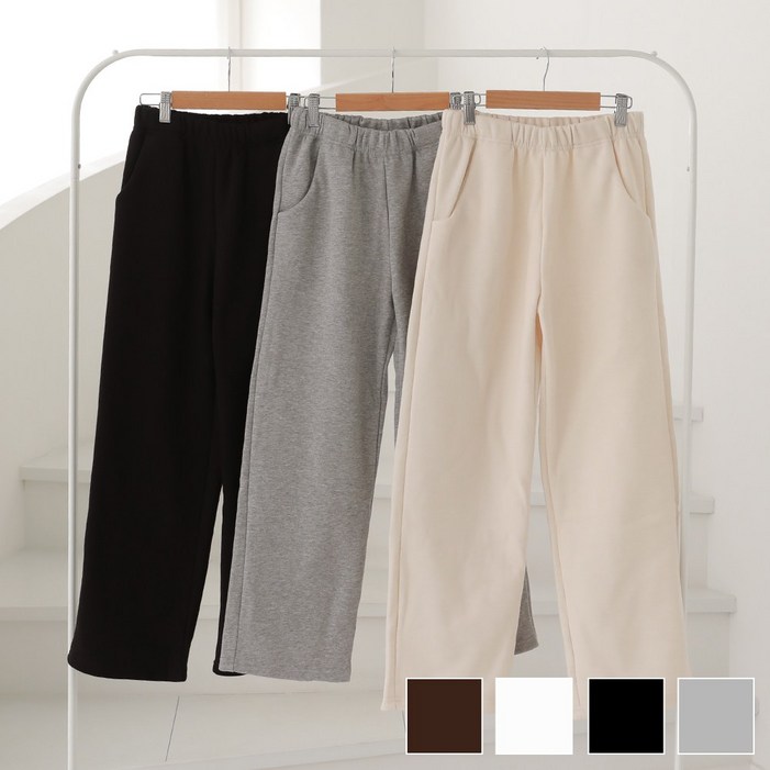 제이키드주니어 스트레이트기모트레이닝바지 주니어의류 초등학생 조거팬츠 츄리닝 남아 여아 남자 여자