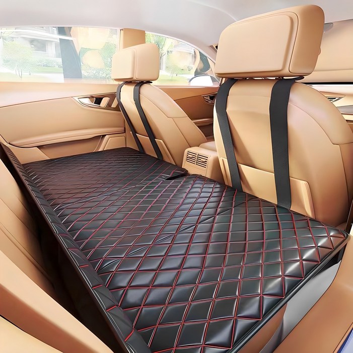 차량용 차량매트 뒷자석 차박 매트 뒷자리 평탄화 자동차 매트, 차박매트등받이저장주머니