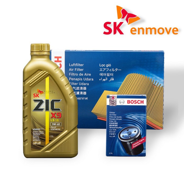 더뉴 쏘렌토 2.02.2 디젤 엔진오일 세트 지크 X9 LS 5W30 7L 보쉬 필터 A 2659 O 0096, 1개 더뉴 쏘렌토 2.02.2 디젤 엔진오일 세트 지크 X9 LS 5W30 7L 보쉬 필터 A 2659 O 0096, 1개