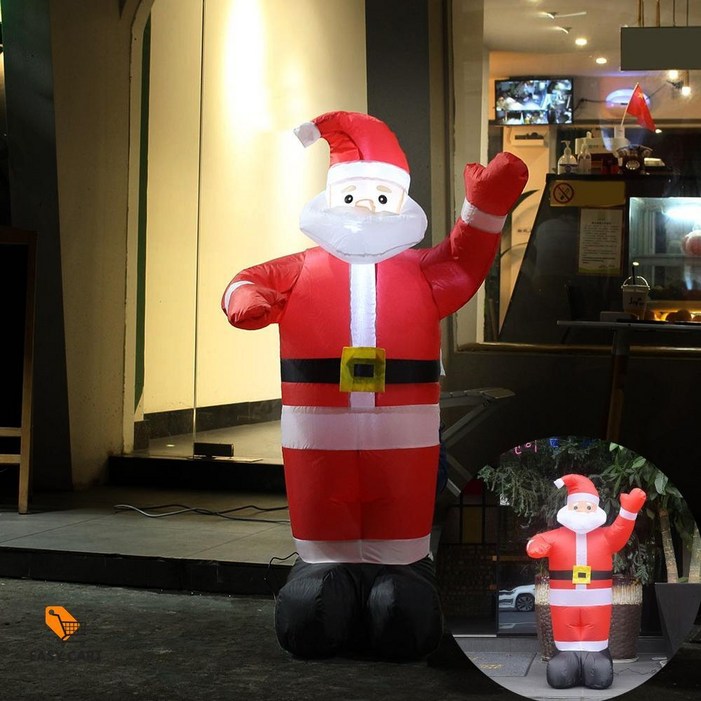 EC 130CM LED 에어벌룬 산타 산타장식