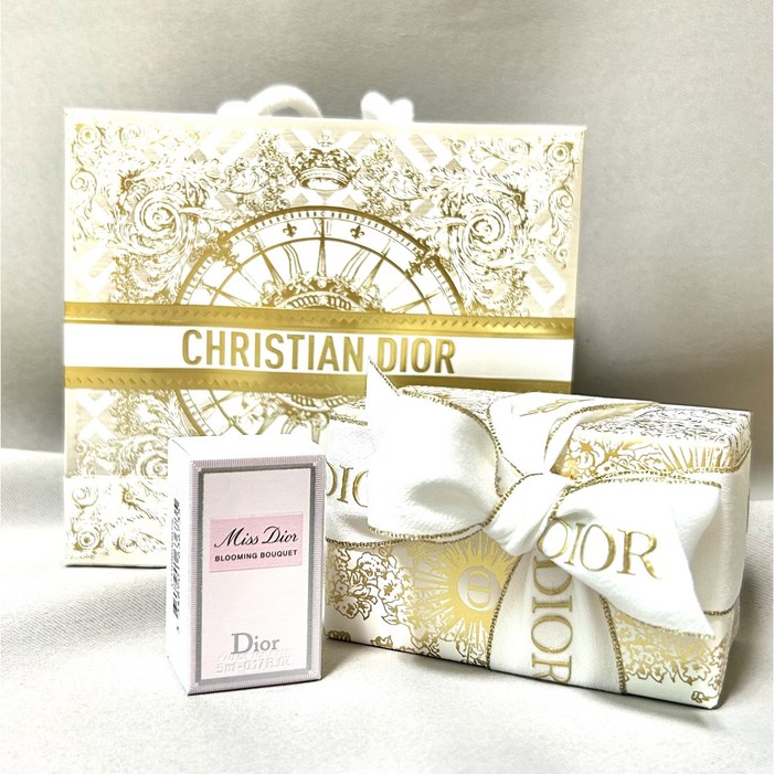 백화점선물포장 디올 향수 DIOR 미스 디올 블루밍 부케 오 드 뚜왈렛 향수 리본 포장쇼핑백사은품 르씨엘