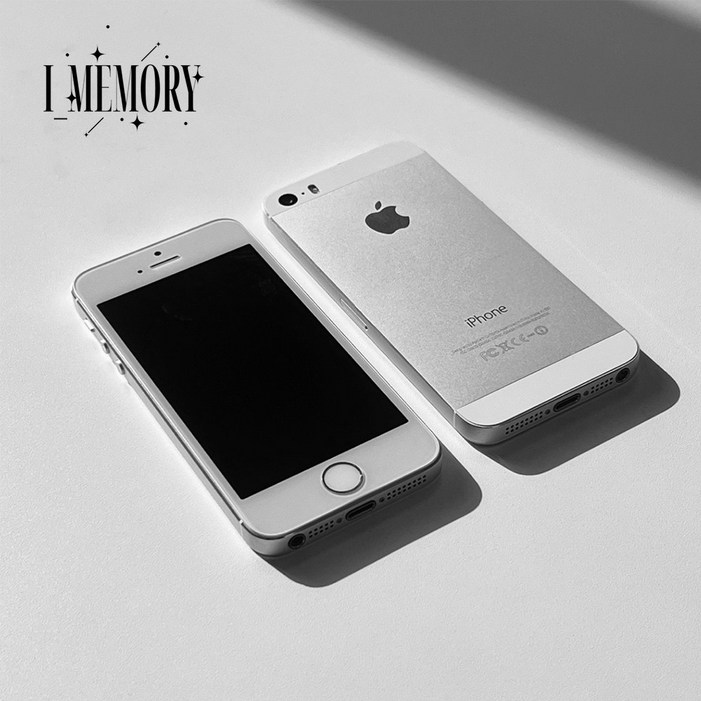 아이폰5s 공기계 최상급 + 유선이어폰 + 아이메모리 정품 케이스