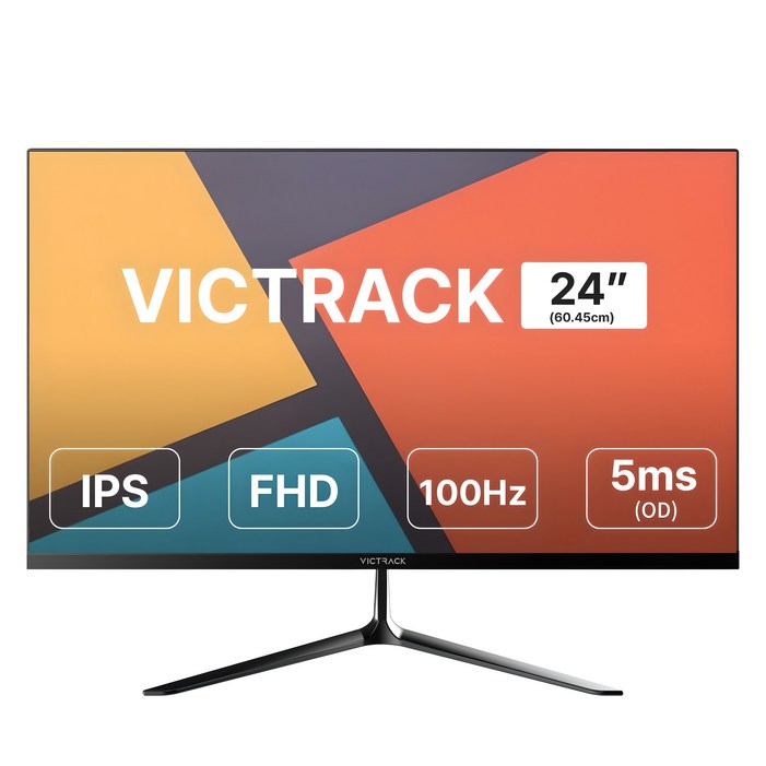 빅트랙 FHD 100Hz 평면 모니터, 60.45cm, 24FM10001