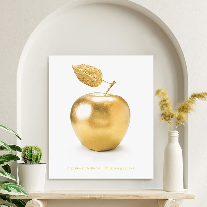 세잔느화실 골드해바라기 황금사과 12종 캔버스 액자 풍수인테리어 거실액자 벽장식 돈들어오는그림