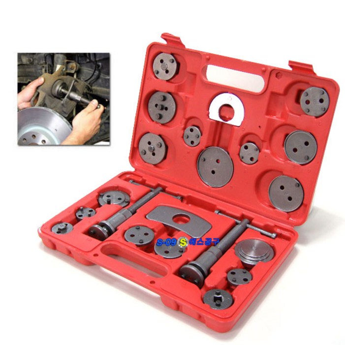 에스공구 브레이크패드교환기세트수입차겸용 21pcs ABS패드교환기 C5059